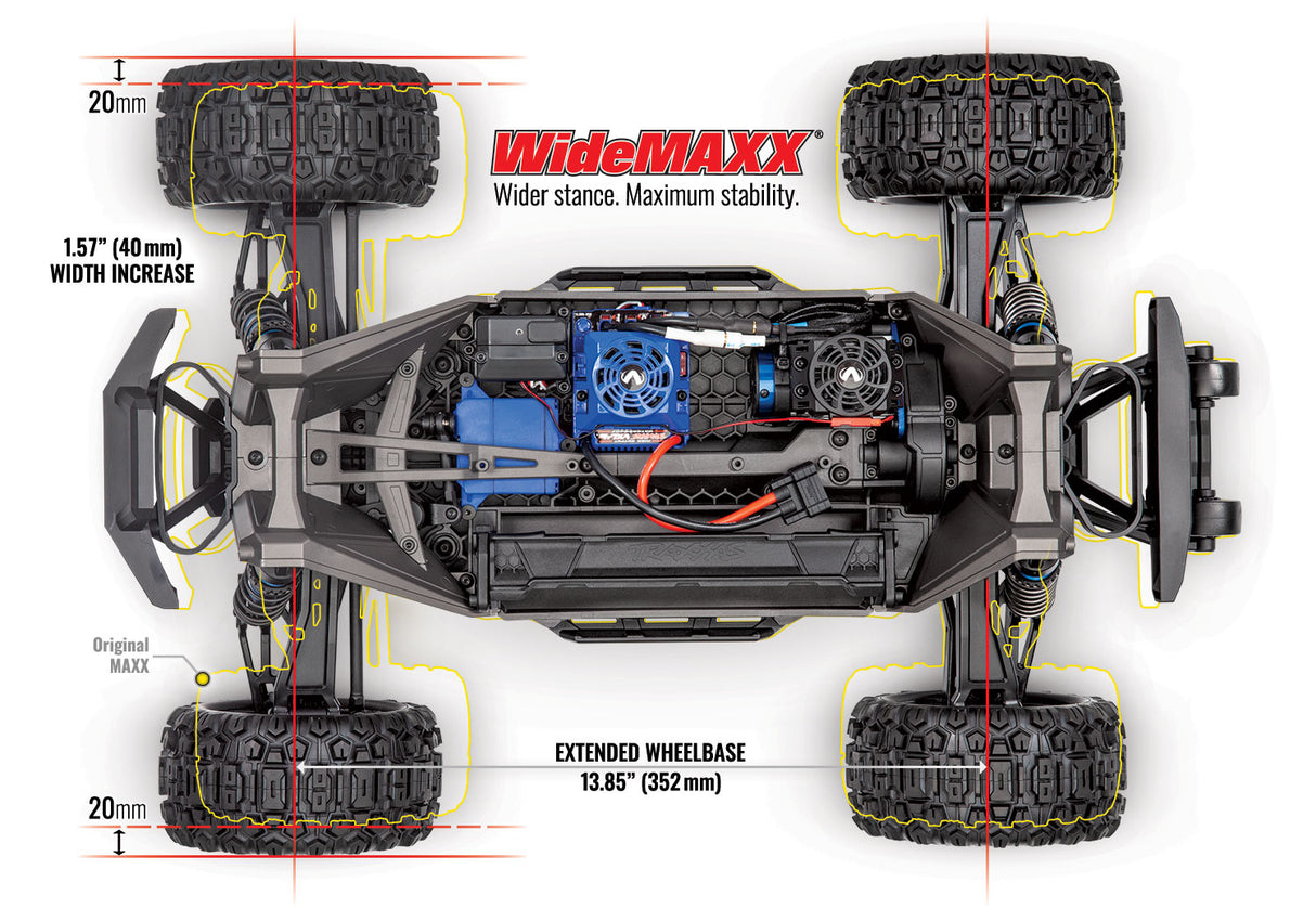 Traxxas 8912X Protezione Portellone Blu Viti Per Maxx - Modellbau Berlinski Modellbaufachhandel - Foto 6