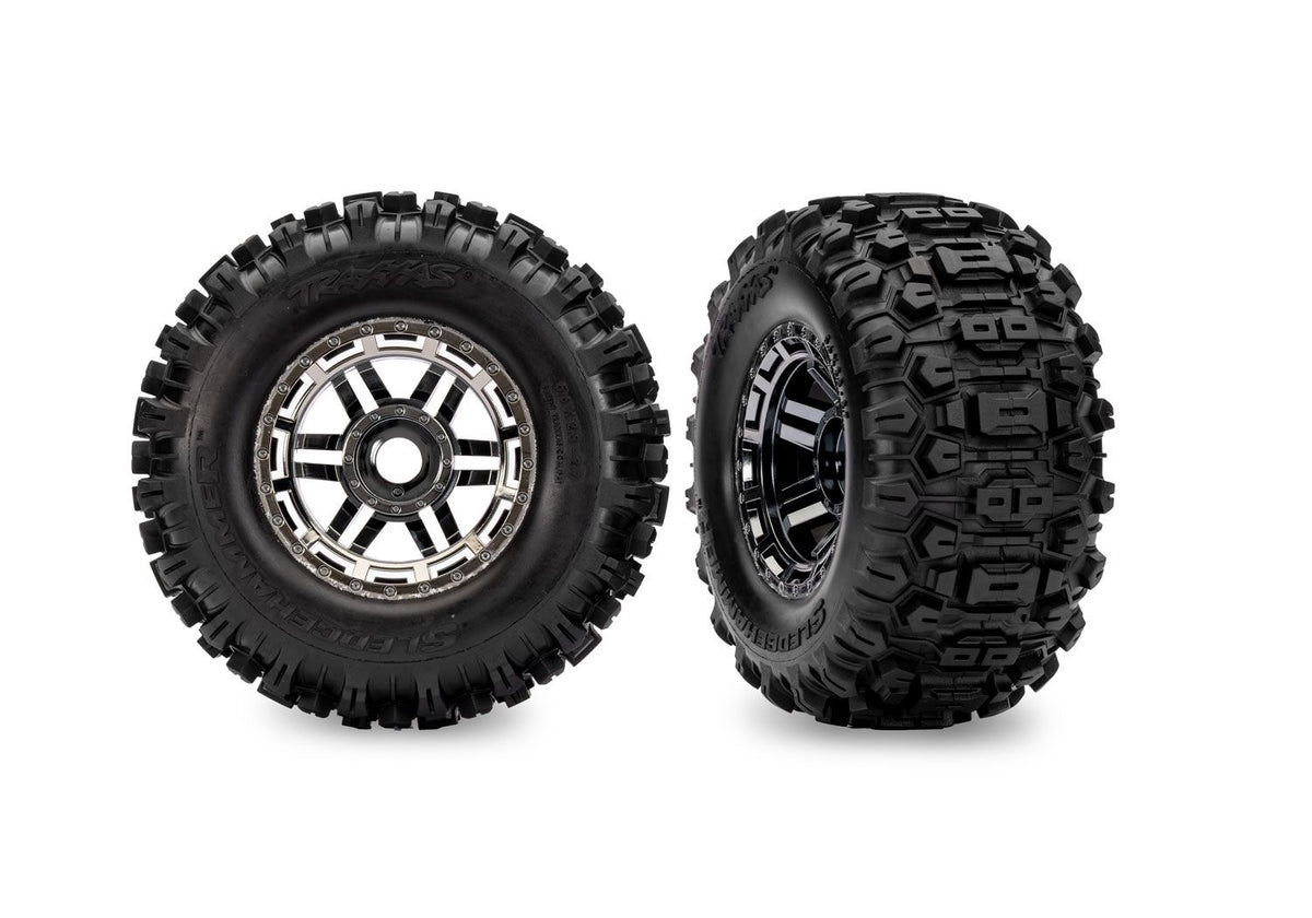 TRAXXAS TIRE & WHEEL ASSY
