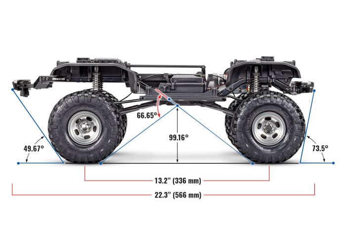 TRAXXAS TRX4 HIGH TRAIL FORD