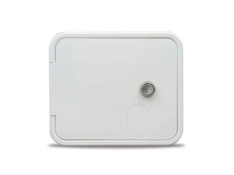 CABLE HATCH KEYED WHITE