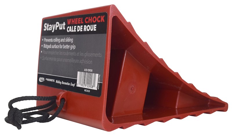 RED WHEEL CHOCK