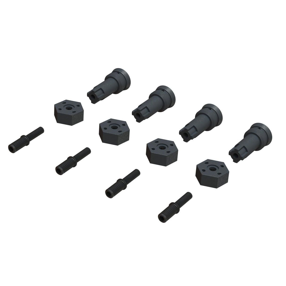 ARRMA AXLE/HUB SET