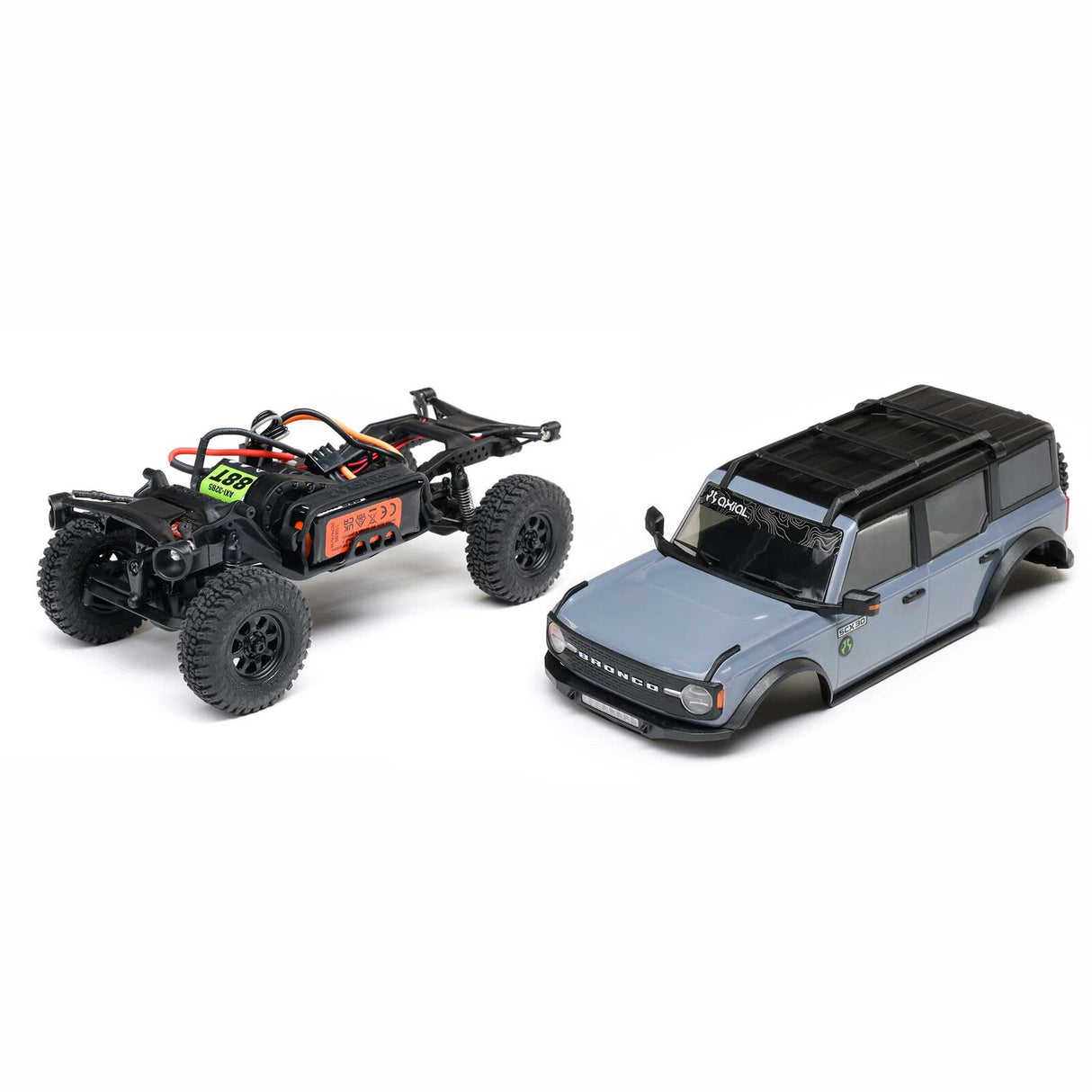 AXIAL SCX30  GRAY BRONCO