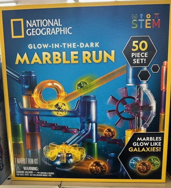 NAT GEO GLO-IN-DARK MARBLE RUN