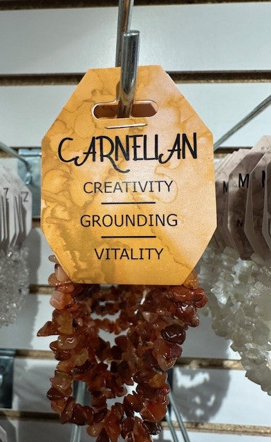 CHIP BRACELET CARNELIAN