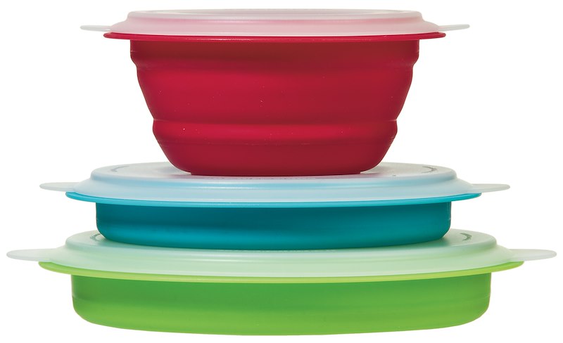 COLLAPSIBLE BOWLS SET OF 3