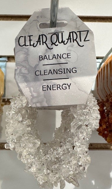 CHIP BRACELET CLEAR QUARTZ