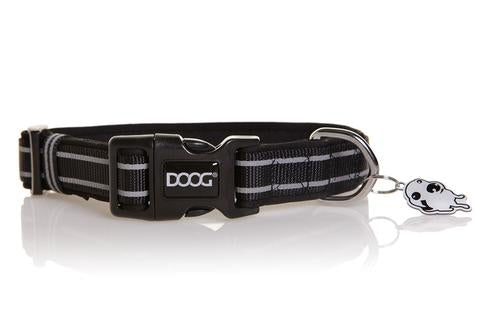 DOOG .COLLAR 12"-18" BLACK