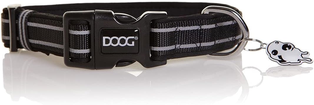 DOOG COLLAR 9"-13" BLACK