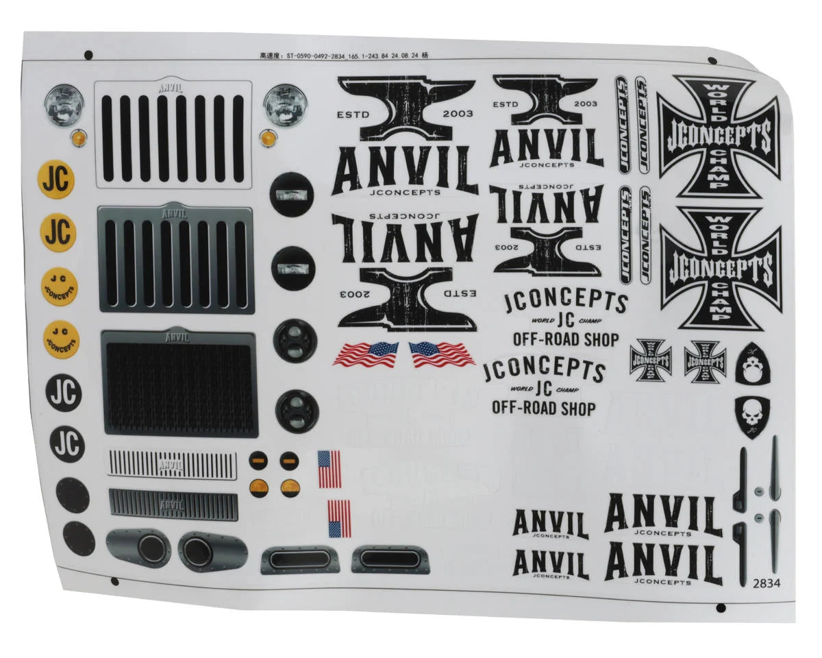JC JCI ANVIL CAB ONLY BODY