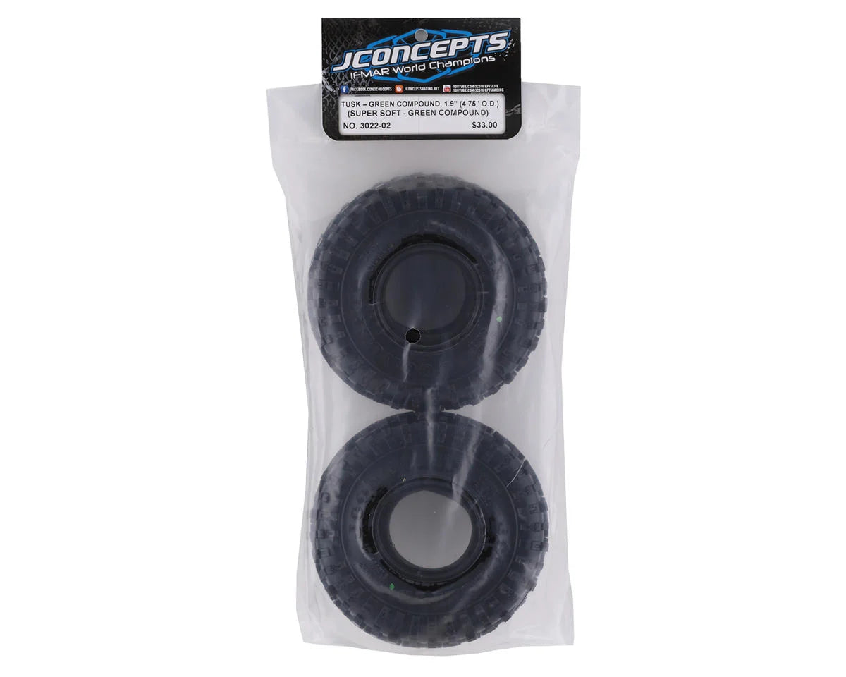 JC 1.9 TUSK TIRE GRN 4.75 O.D.