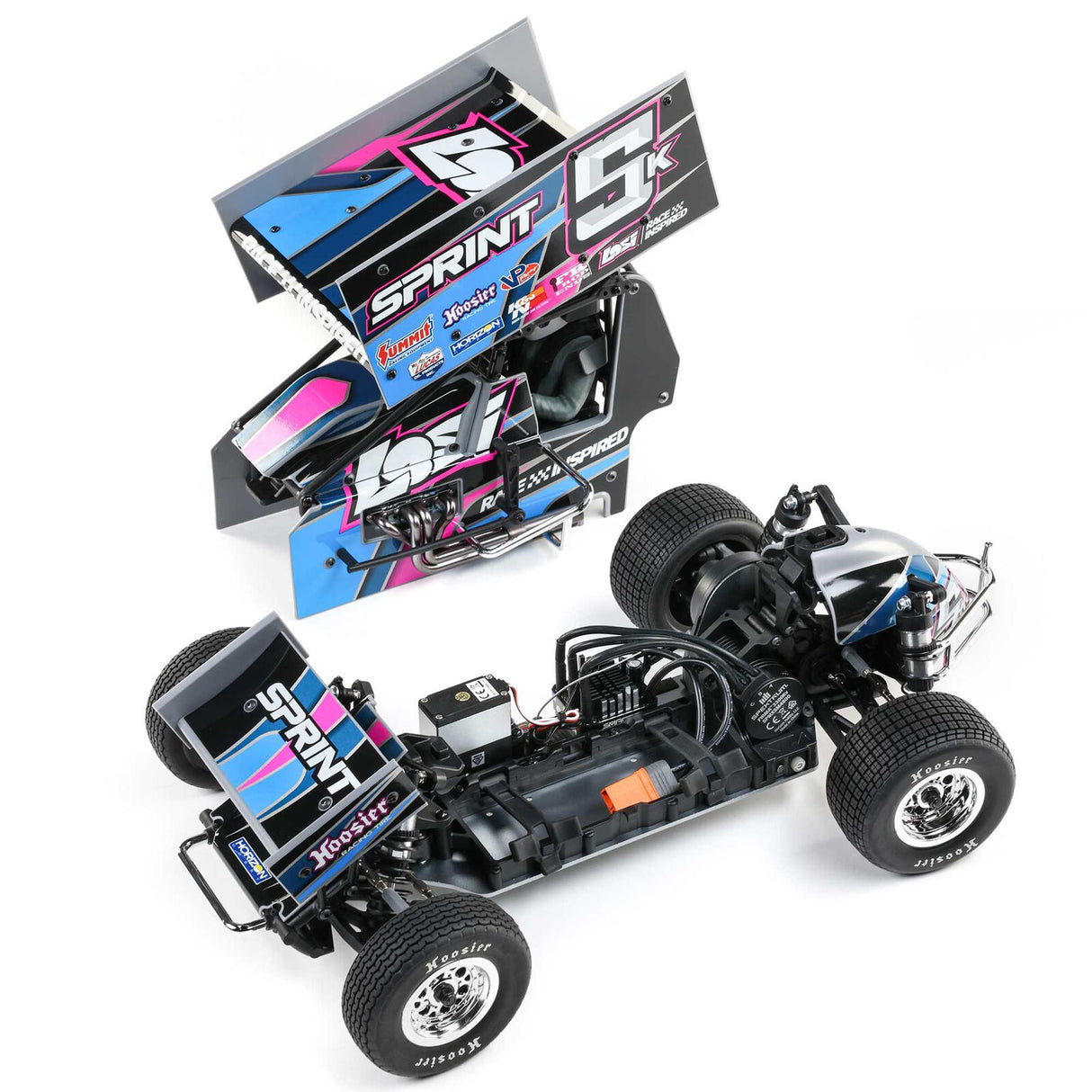 LOSI 22S SPRINT CAR RED W/BATT