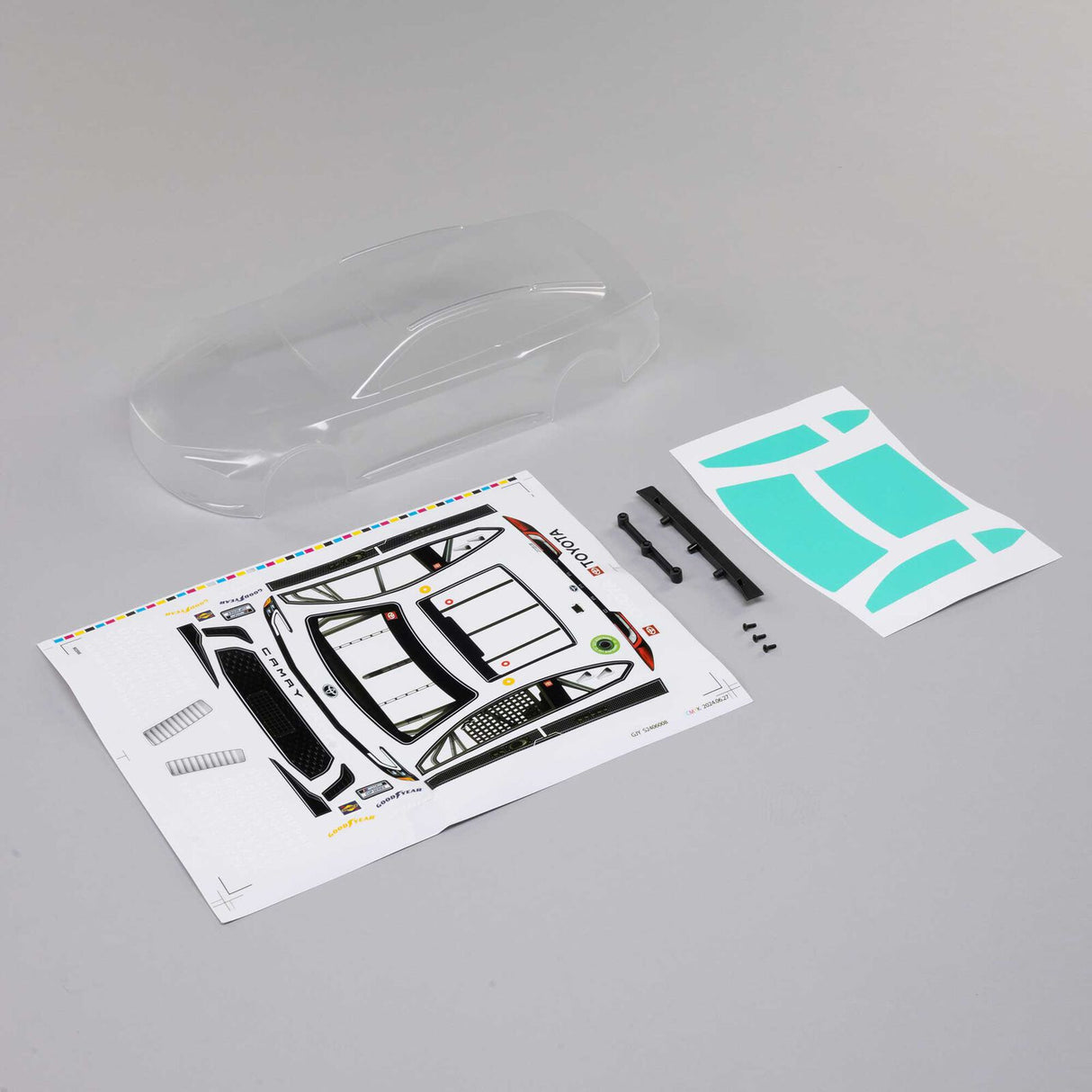 LOSI NASCAR CLEAR TOYOTA BODY