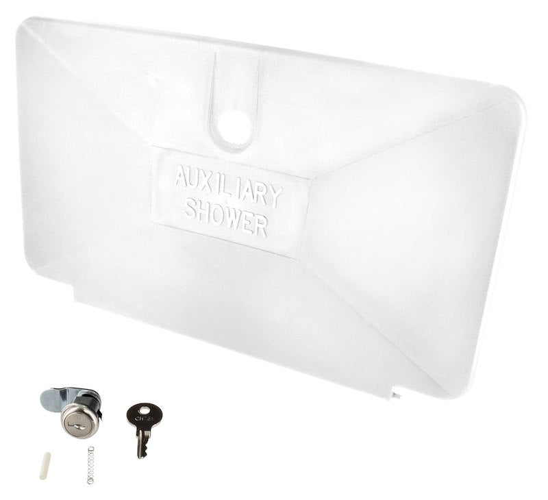 OUTSIDE SHOWER DOOR WHITE