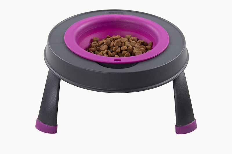 SINGLE PET DISH PINK