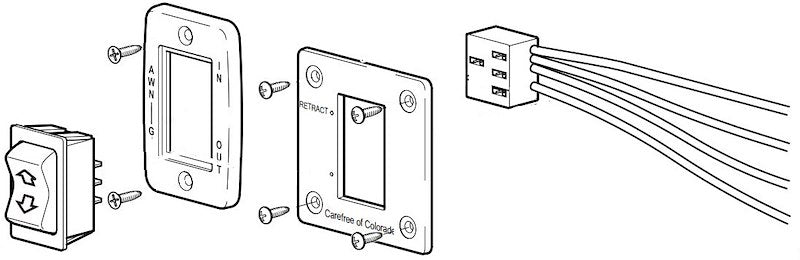 CAREFREE AWNING SWITCH