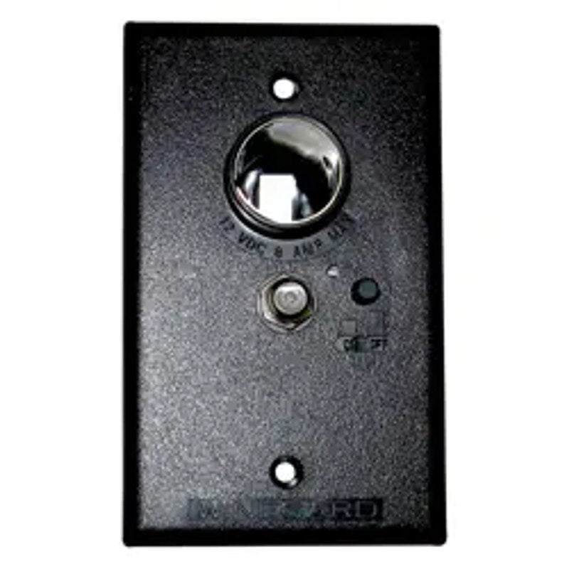 RECEPTICLE 12V W/BOOSTER BLK