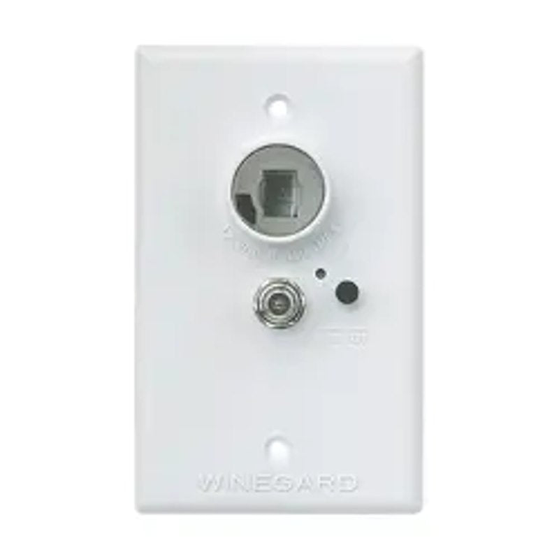RECEPTICLE 12V W/BOOSTER WHITE