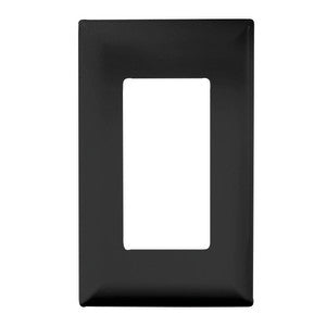 GFI COVER PLATE SNAP ON BLACK
