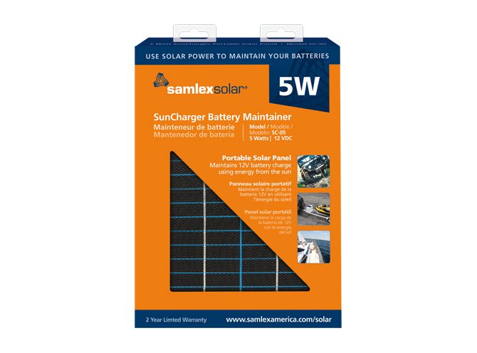 SAMLEX SOLAR BATTERY MAINTAINR