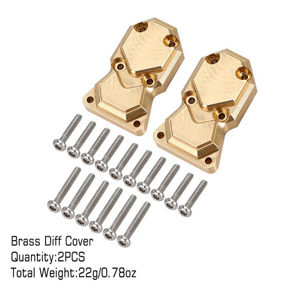 INJORA SCX24 BRASS DIFF COVER