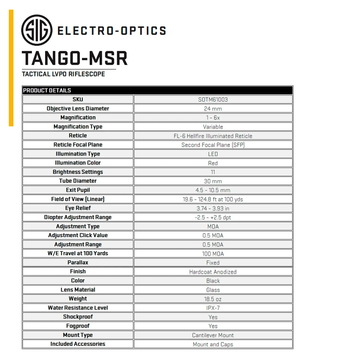 SIG TANGO-MSR 1X6X24 ILLUM SCO