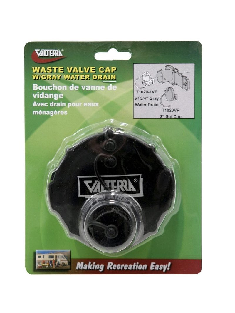 SEWER VALVE CAP WITH DRAIN