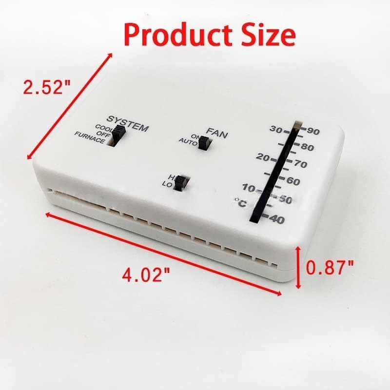 THERMOSTAT ANALOG WHITE