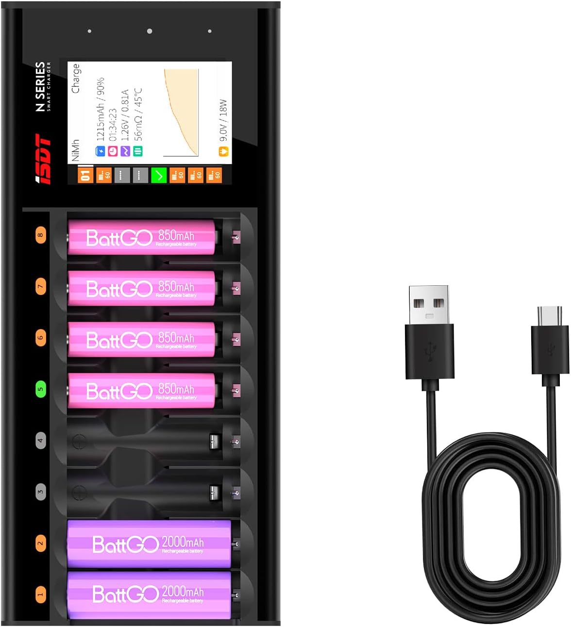 ISDT N8 8 SLOT SPEED CHARGER