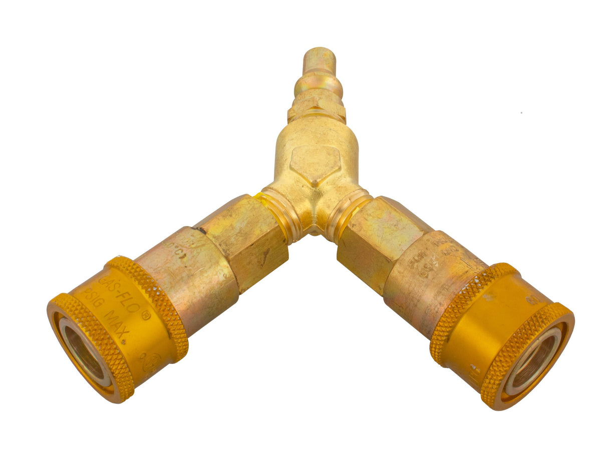 QUICK-CONNECT 1/4"  Y-SPLITTER