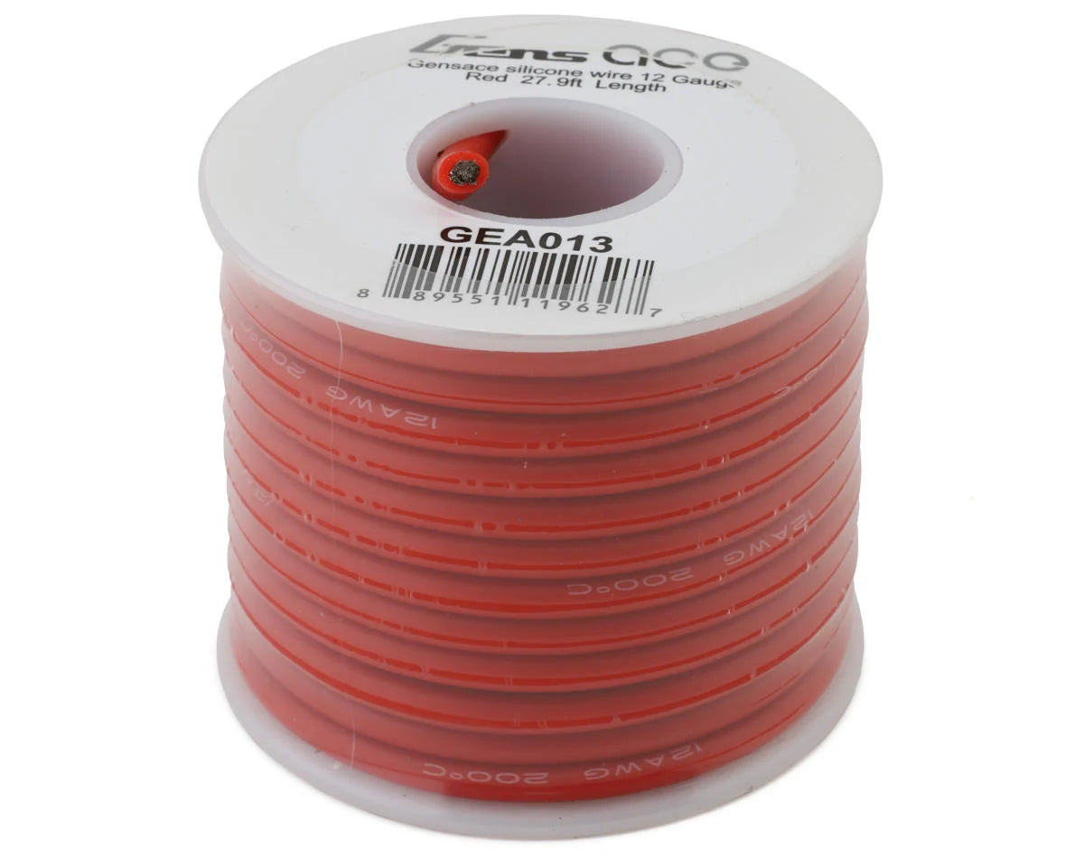 27' 12 GAUGE SILICONE WIRE RED