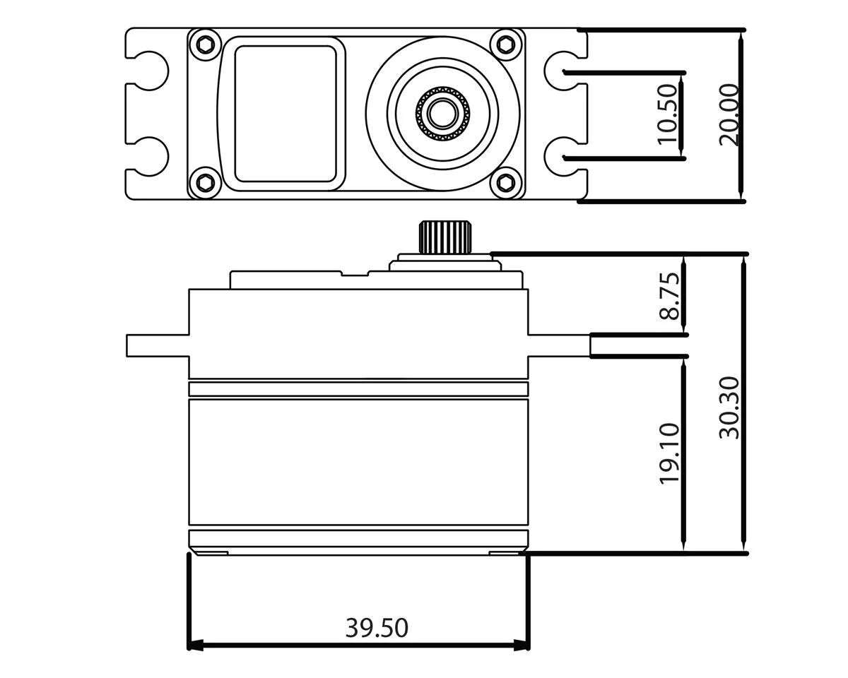 PROTEK LO-PRO SERVO HIGH TORQU