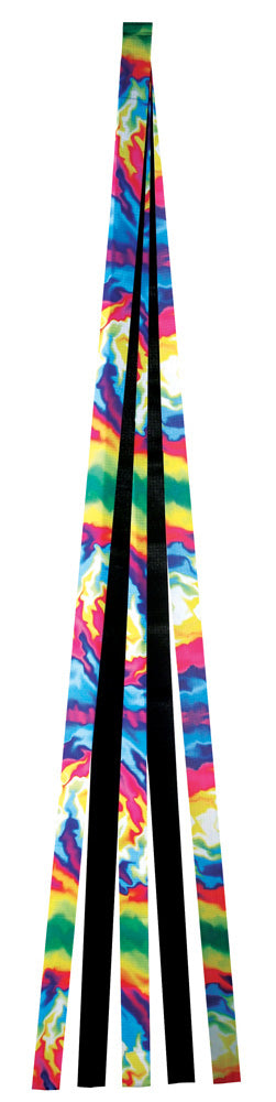 Tie-Dye 5-streamer Tail, 6'